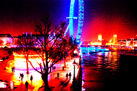 South Bank London Eye and Big Ben