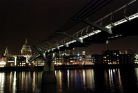 Millennium Bridge and St Pauls