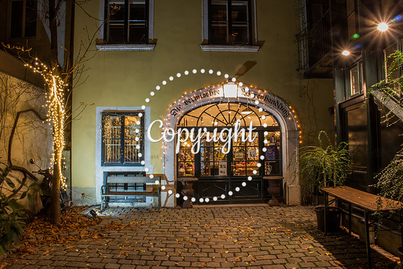 old vienna xmas shop front