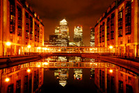 Canary wharf reflections